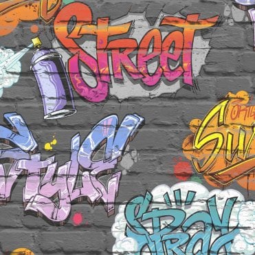 Muriva Freestyle - L17901 GRAFFITI KIDS WALLPAPER
