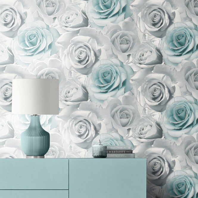 Muriva  Madison Glitter - 139523 Aqua