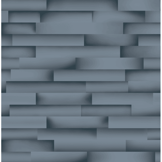ROKYA  3D Brick Blue Wallpaper AL1074