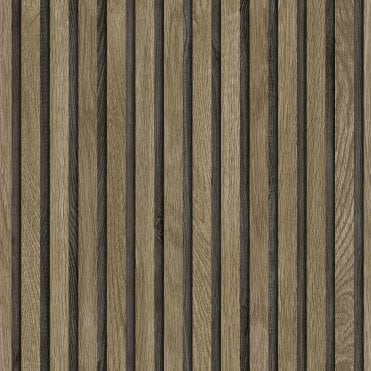 Rokya AM6158 Natural Wood Slats Wallpaper