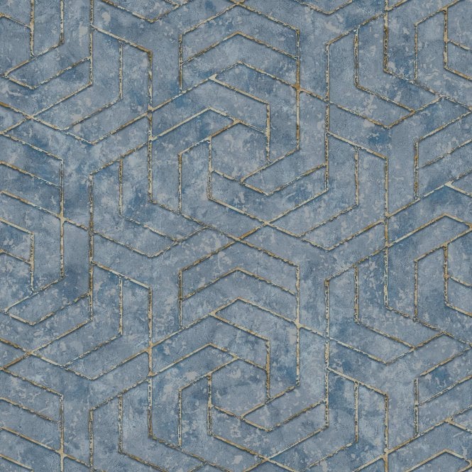 ROKYA  Coriolis Teal Wall GN4103 Wallpaper