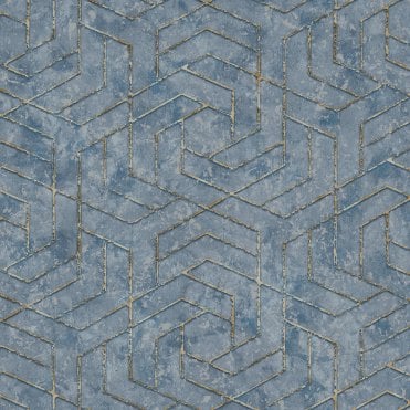 Rokya Coriolis Teal Wall GN4103 Wallpaper