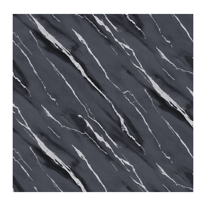 ROKYA  Dark Grey Luxe Marble with Sliver highlights Wallpaper