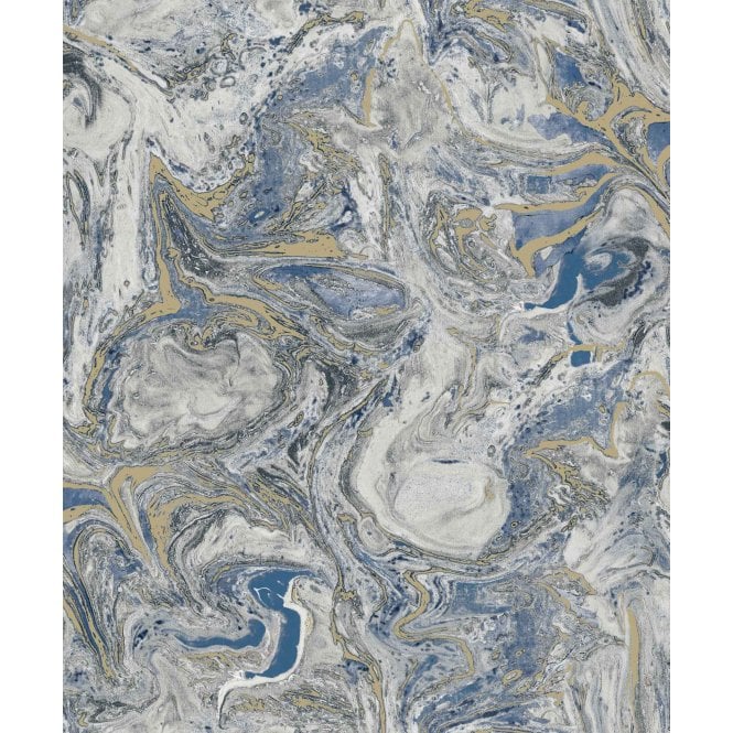 ROKYA  Liquid Marble Blue