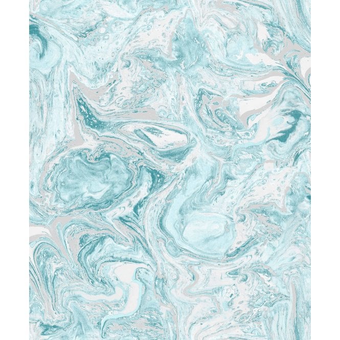 ROKYA  Liquid Marble Teal
