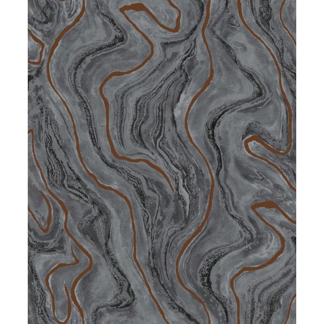 ROKYA  Luxe Marble Copper GN4110 Wallpaper 