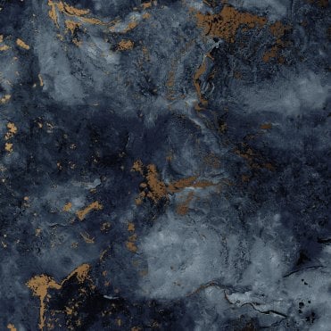 Metallic Blue/Gold Marble MC7116
