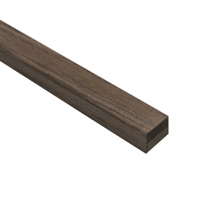Spaceluxe ACWP013-B Carini Walnut Acoustic Wood Wall Panel End Piece Trim