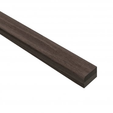 ACWP014-B American Walnut Acoustic Wood Wall Panel End Piece Trim