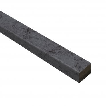 ACWP018-B Grey Marble Acoustic Wood Wall Panel End Piece Trim