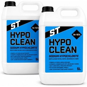 HYPO CLEAN - Sodium Hypochlorite 14%-15% - 10L (2x5L)